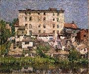 unknow artist The White Tenement France oil painting reproduction